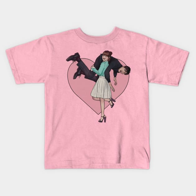 Strong Girl Bong-soon Kids T-Shirt by daniasdesigns